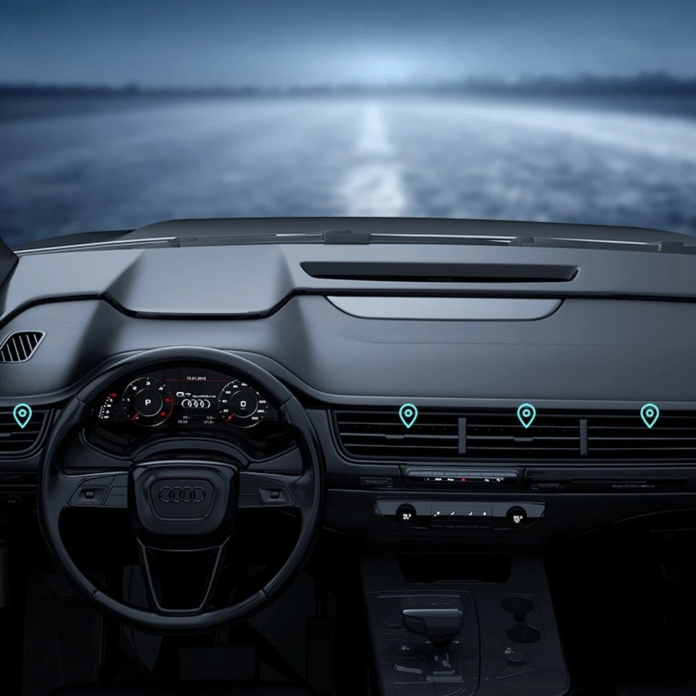 Automobilinis laikiklis-įkroviklis Joyroom JR-ZS291 15W MagSafe magnetinis, juodas