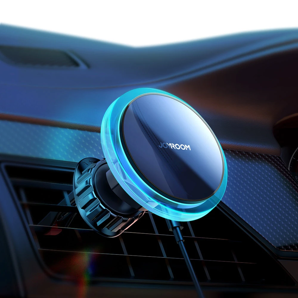 Automobilinis laikiklis-įkroviklis Joyroom JR-ZS291 15W MagSafe magnetinis, juodas