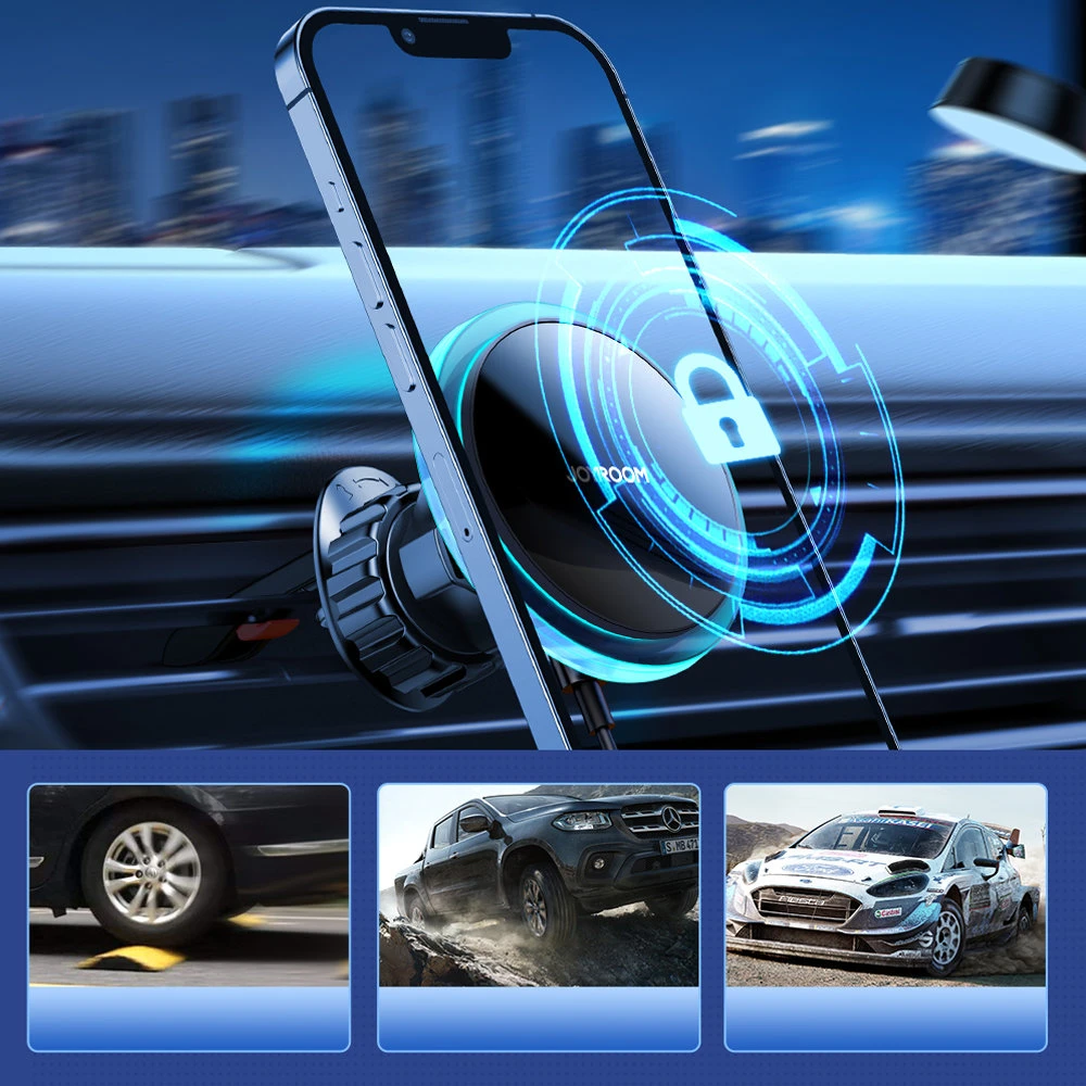 Automobilinis laikiklis-įkroviklis Joyroom JR-ZS291 15W MagSafe magnetinis, juodas
