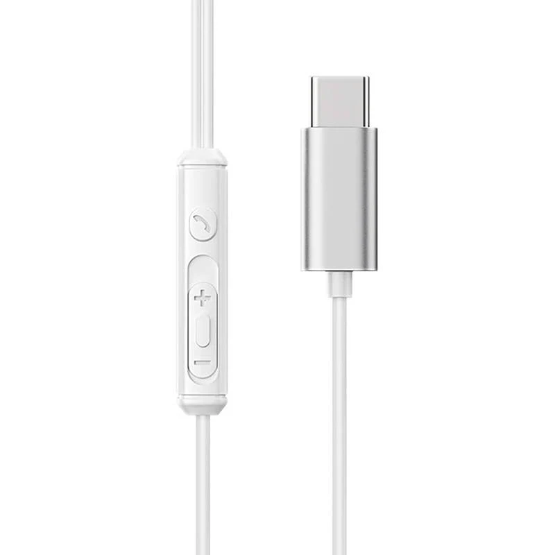 Ausinės Joyroom JR-EC07 USB-C sidabrinės