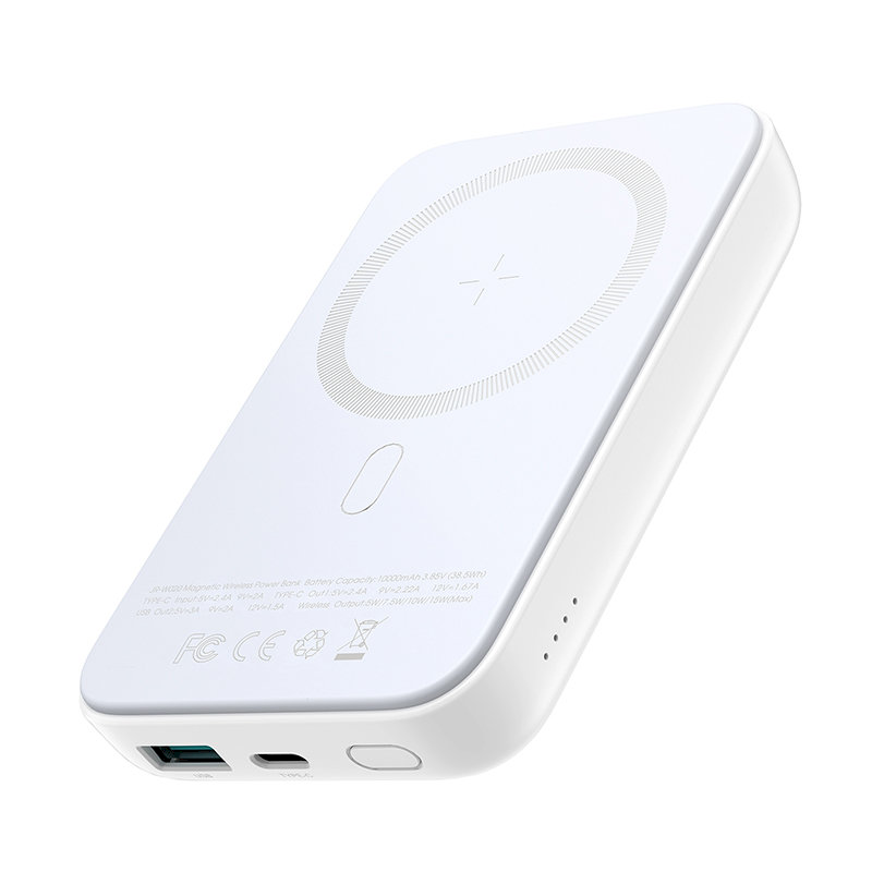 Mini Wireless PowerBank 20W 10000mAh Joyroom JR-W020 (balta)