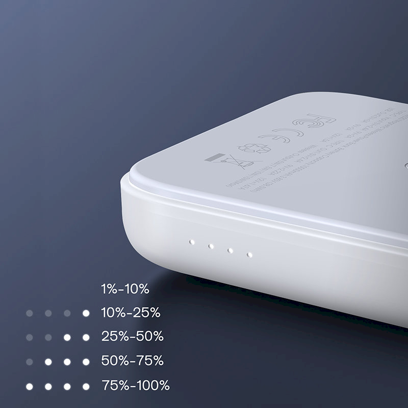 Mini Wireless PowerBank 20W 10000mAh Joyroom JR-W020 (balta)