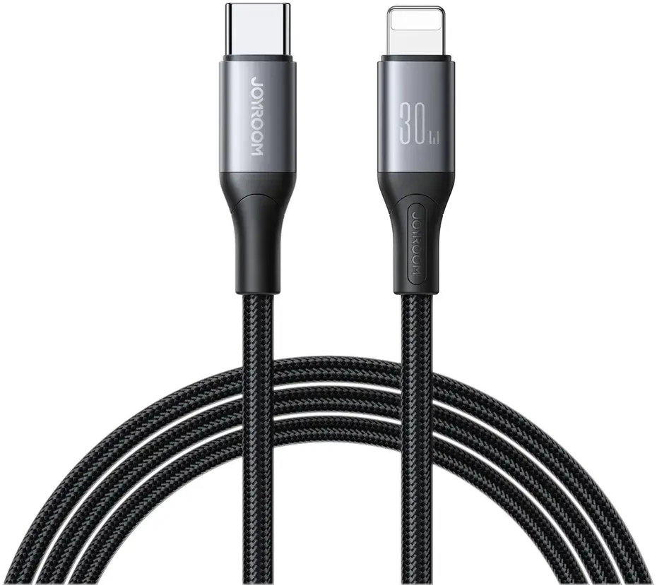 USB kabelis Joyroom S-A28 USB-C į Lightning 30W 2.0m juodas