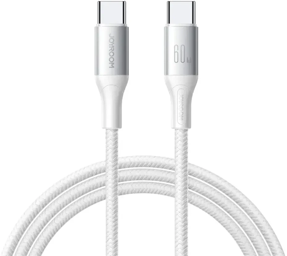 USB kabelis Joyroom S-A28 USB-C į USB-C 60W 2.0m baltas