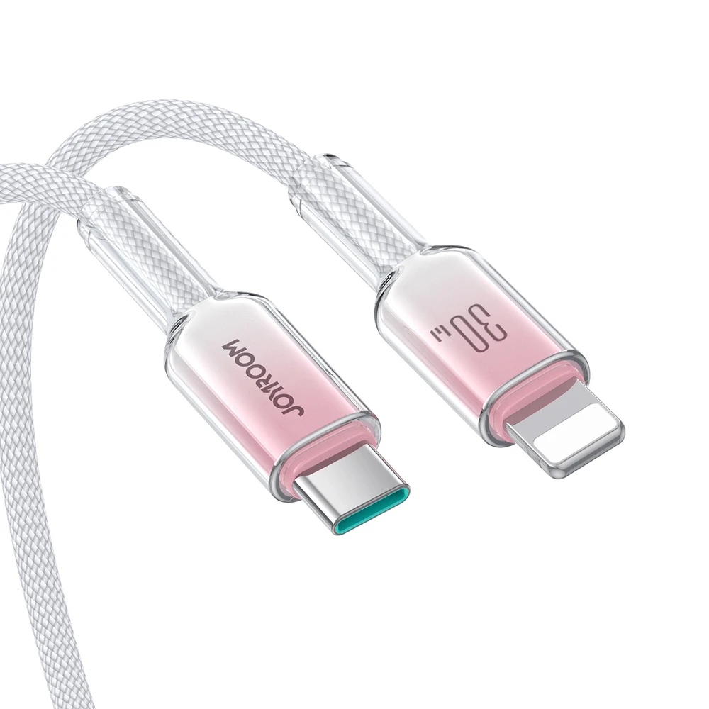 Kabelis USB-C Lightning Joyroom S-A42 30W 1,2m baltos spalvos