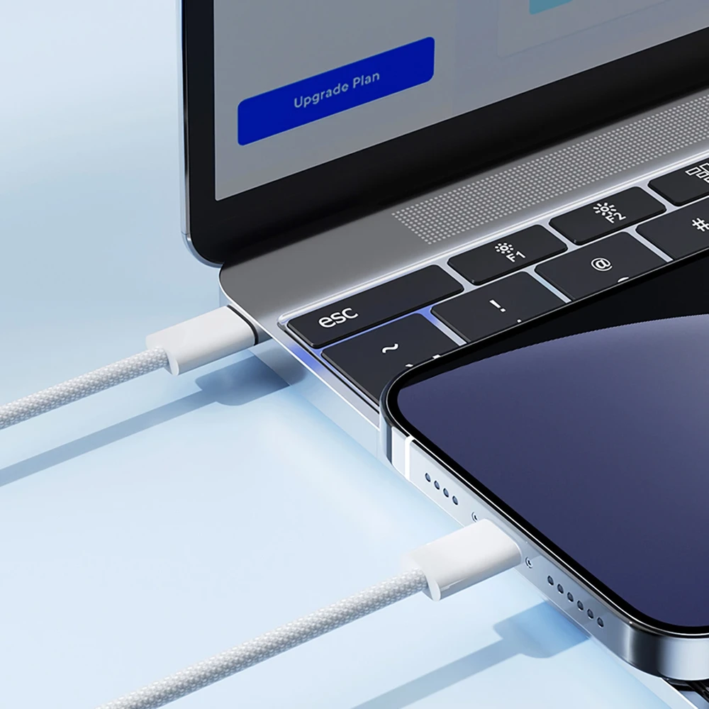 USB laidas Joyroom S-A45 USB-C iki Lightning 30W 1,2m baltas