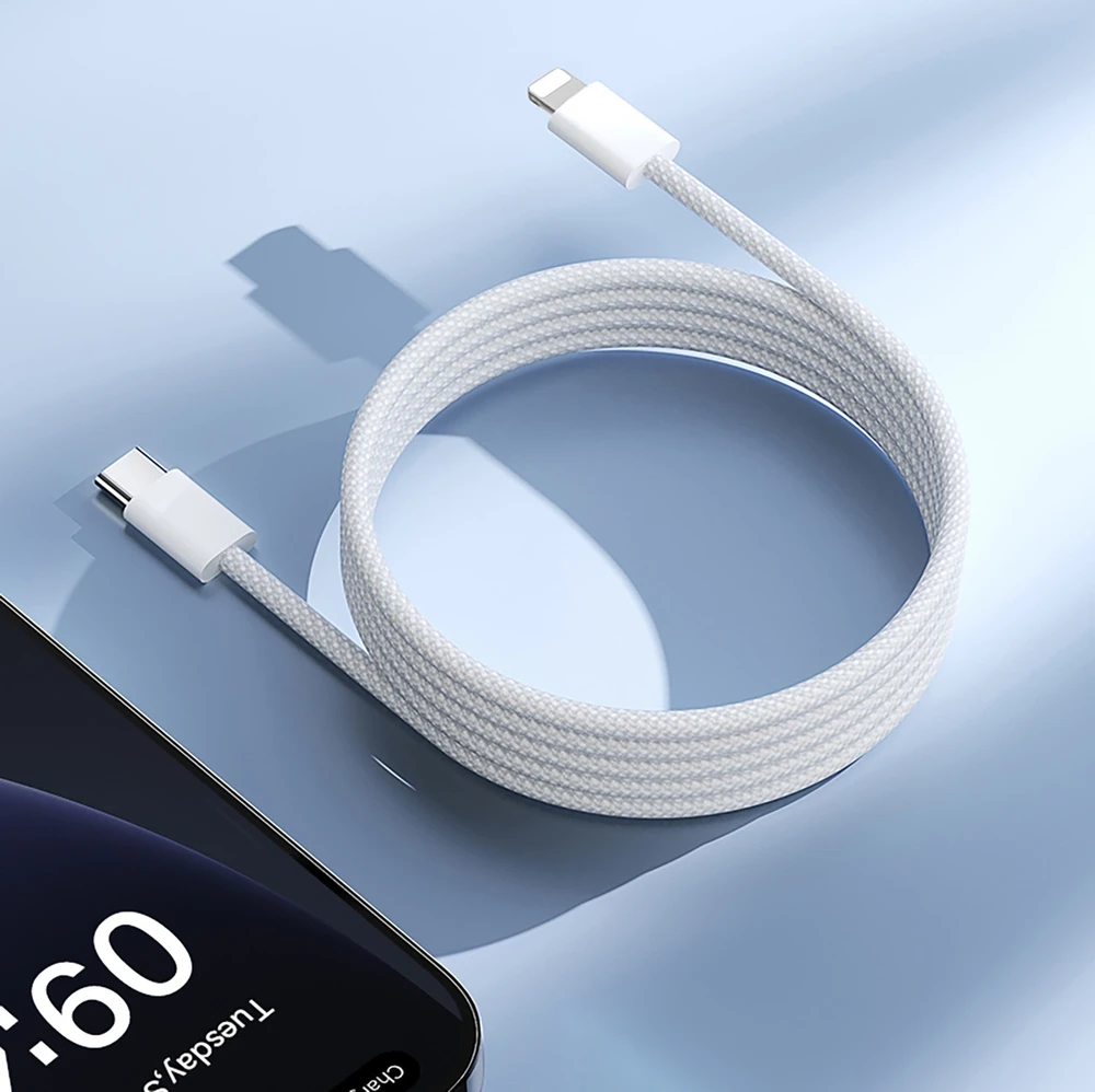 USB laidas Joyroom S-A45 USB-C iki Lightning 30W 1,2m baltas
