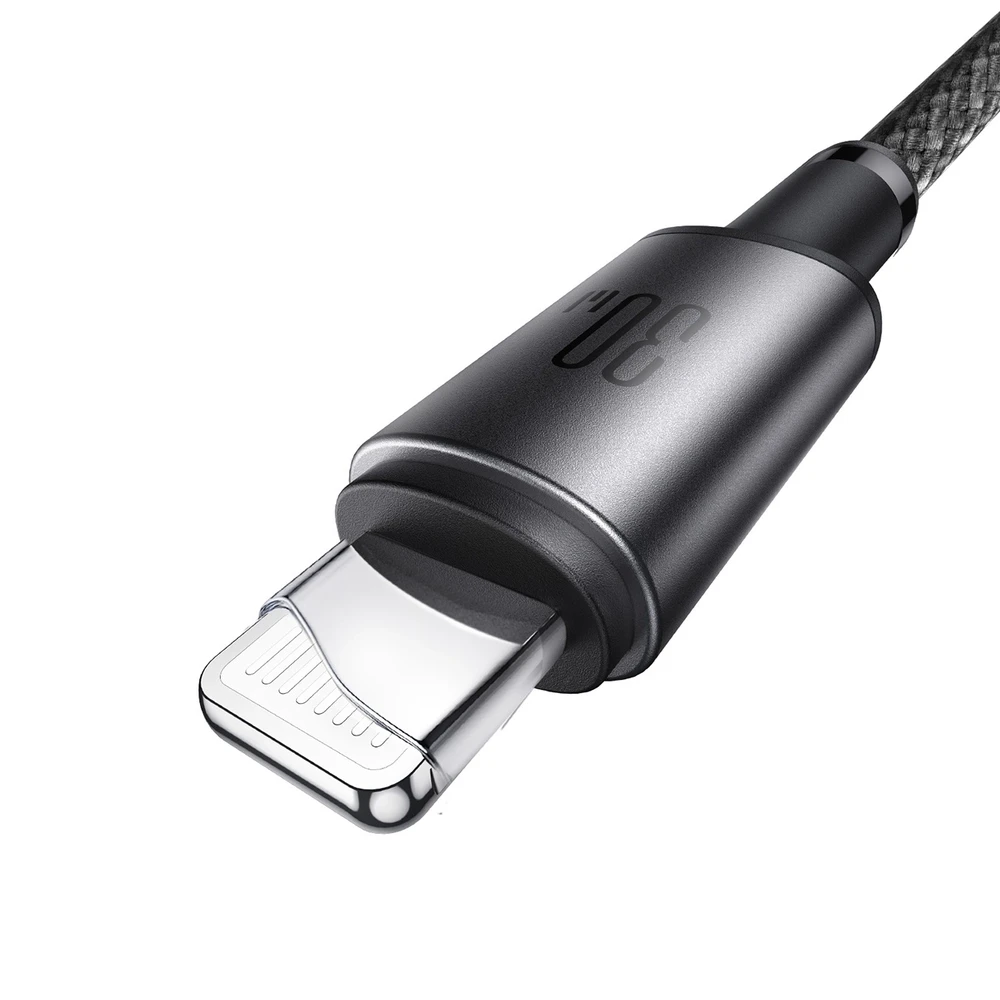 USB kabelis Joyroom SA-50 USB-C to Lightning 30W 1.2m tamsiai pilkas
