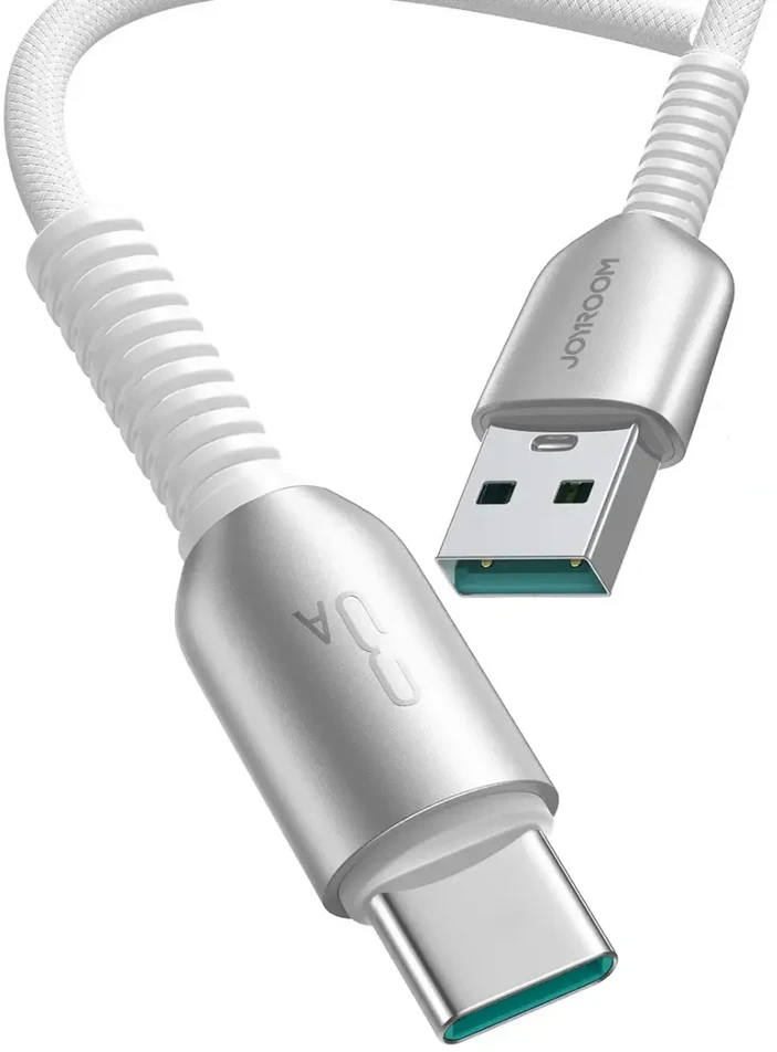 Joyroom S-A51 Cutting-Edge serijos duomenų perdavimo ir įkrovimo kabelis | USB-A į USB-C | 15 W | 1,2 m | pilkas