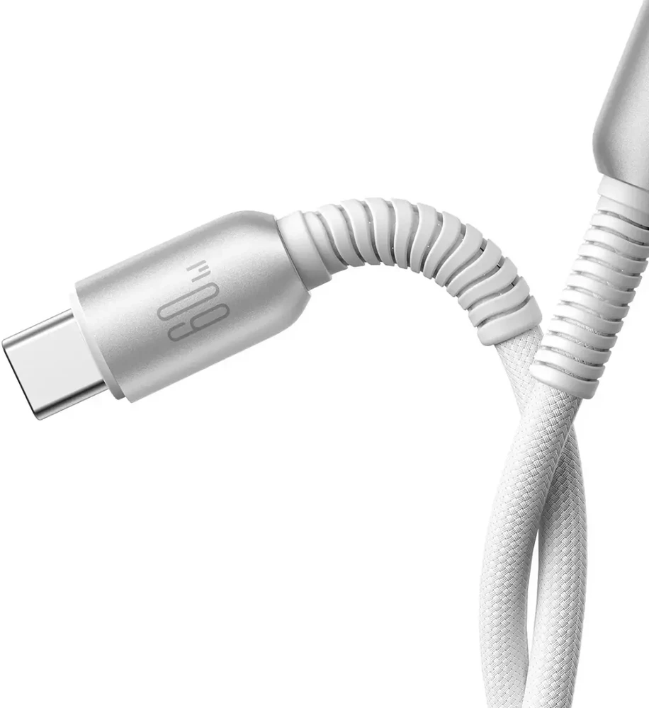 Joyroom S-A51 Cutting-Edge serijos duomenų perdavimo ir įkrovimo kabelis | USB-C į USB-C | 60W | 1,2 m | pilkas
