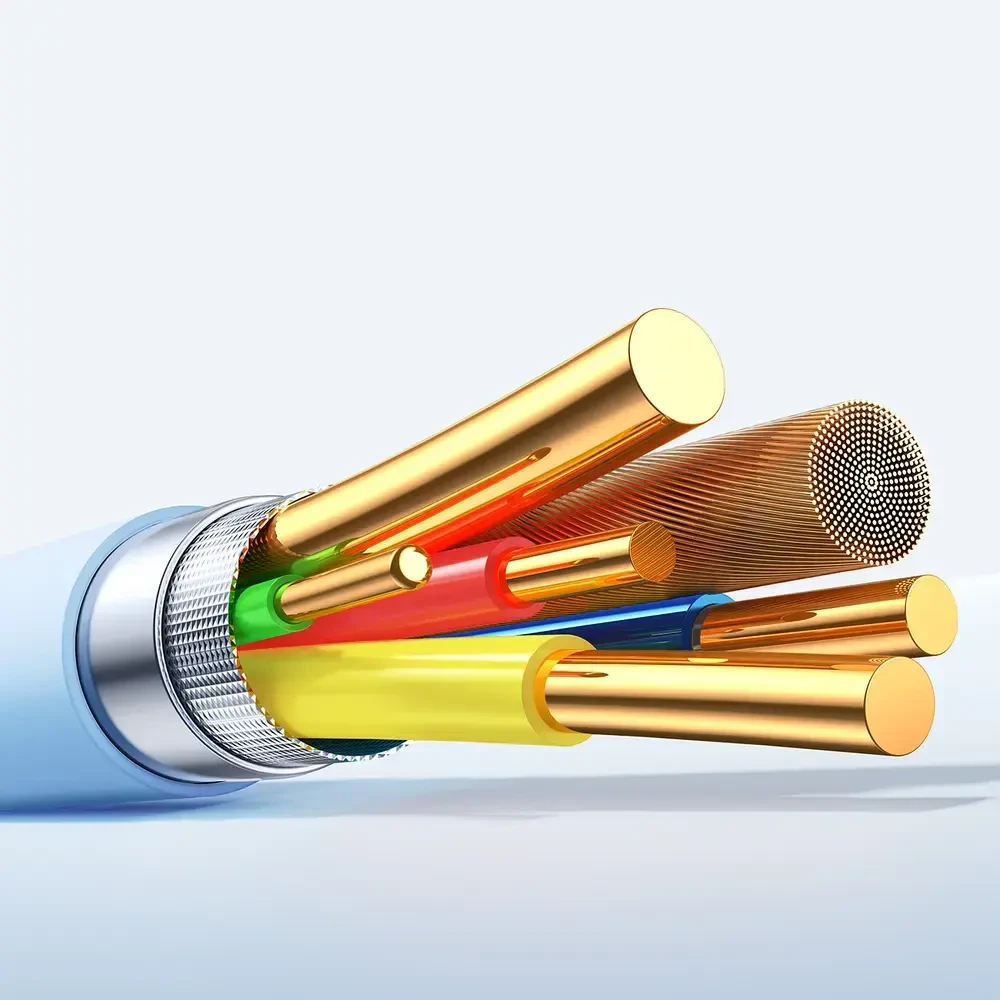 Joyroom S-A59 Vibrant Series 60W USB-C - USB-C cable 1.2m - mėlynas