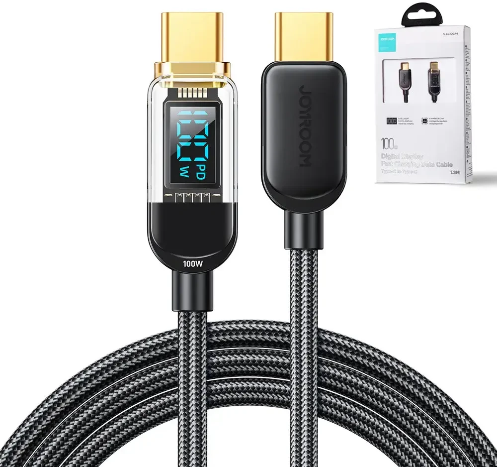 USB-C laidas 100 W 1.2 m Joyroom S-CC100A4 (juodas)