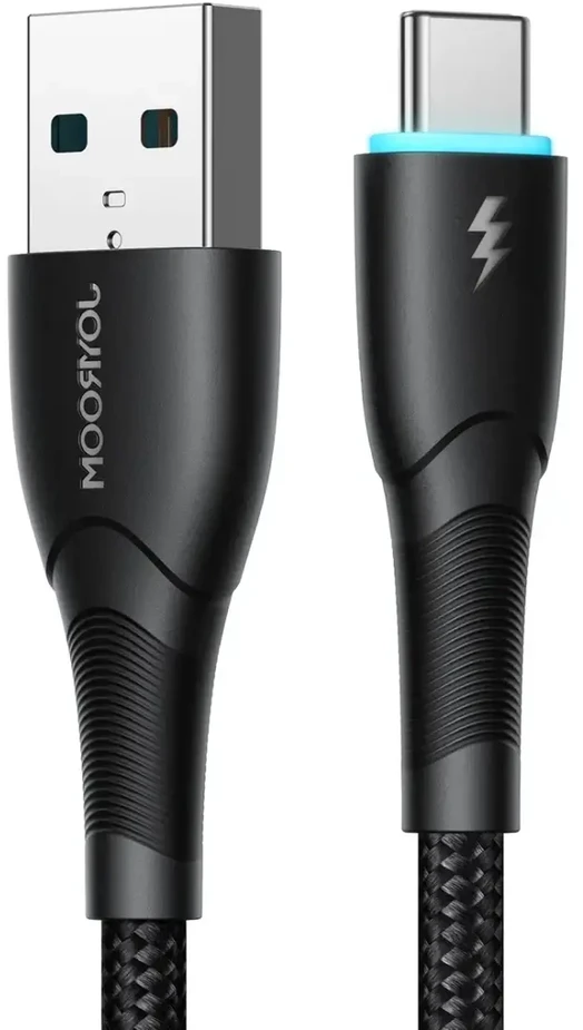 Joyroom Starry Series SA32-AC3 duomenų perdavimo ir įkrovimo kabelis | USB-A į USB-C | 15 W | 1 m | juodas
