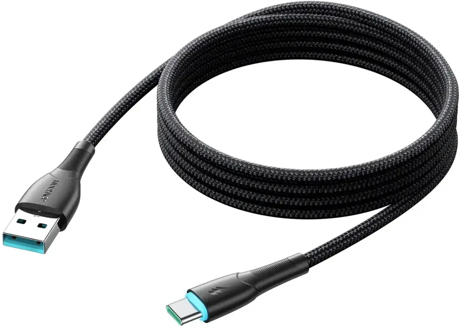 Joyroom Starry Series SA32-AC3 duomenų perdavimo ir įkrovimo kabelis | USB-A į USB-C | 15 W | 1 m | juodas