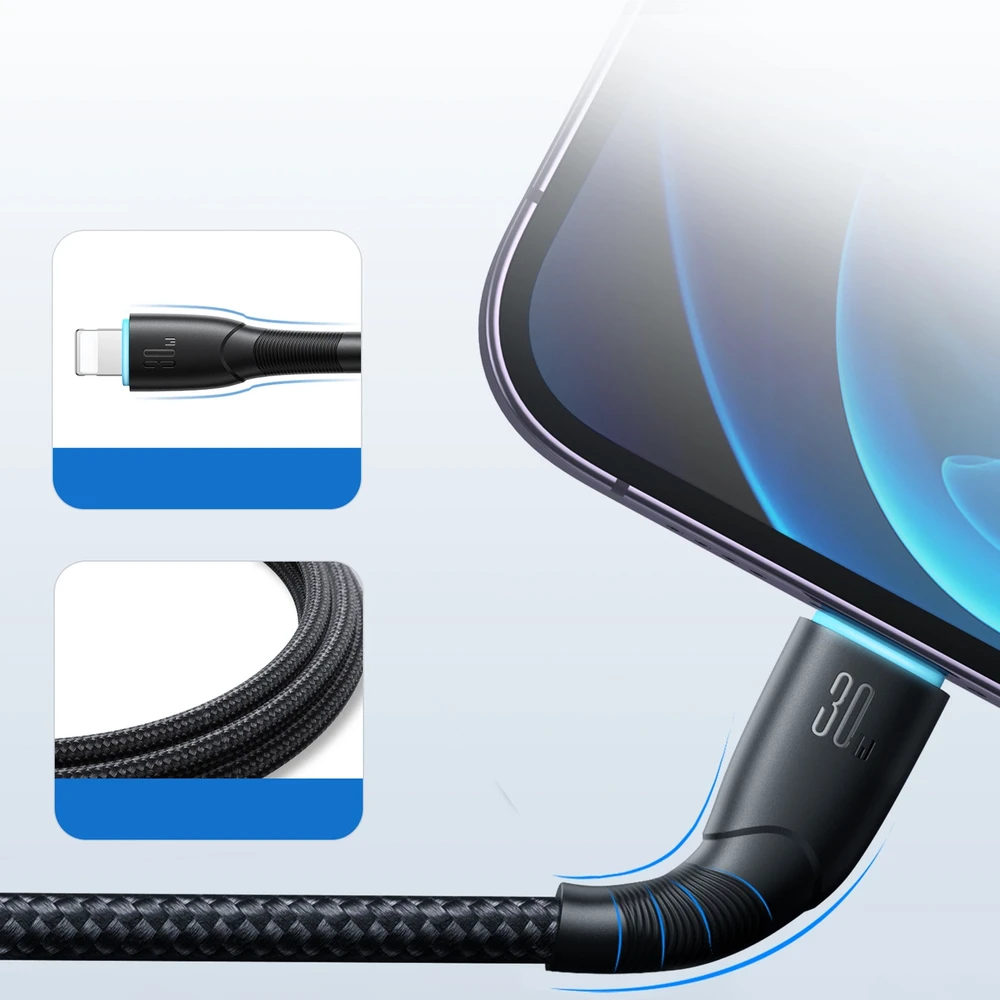 Kabelis Joyroom SA32-CL3 Starry USB-C iki Lightning 30W 1m Juodas