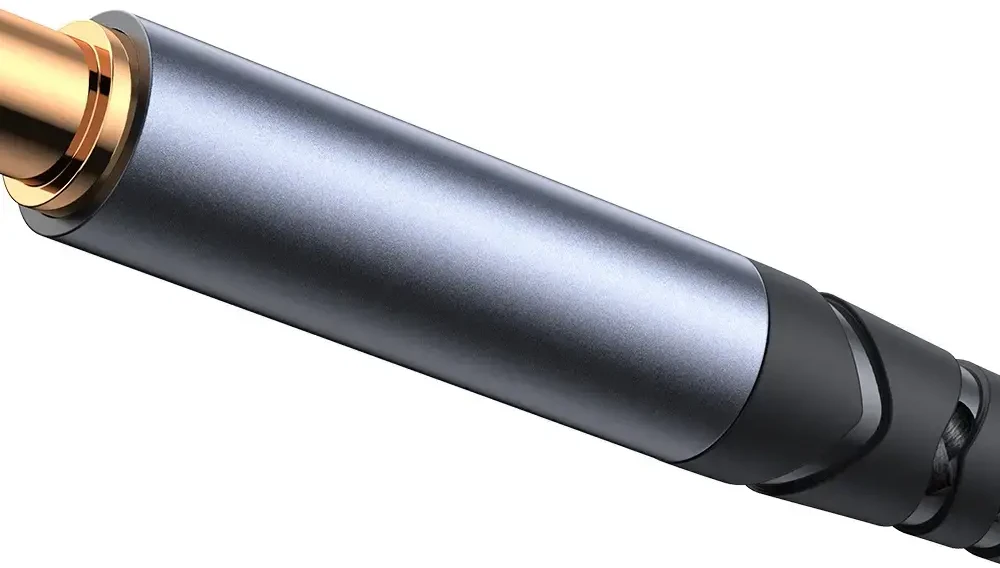 Joyroom stereo garso laidas AUX 3,5 mm mini lizdas - USB-C telefonui 1,2 m juodas (SY-A07)