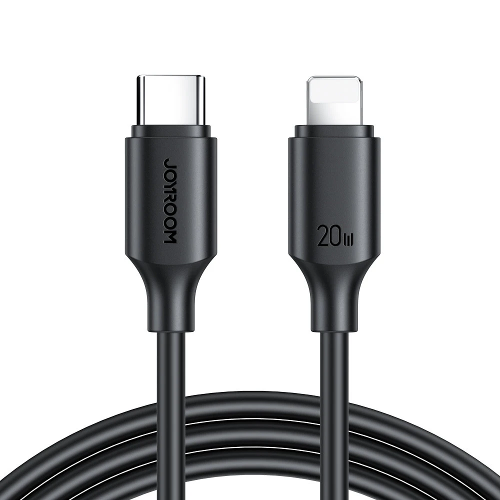 USB kabelis Joyroom S-CL020A9 Type-C iki Lightning 20W 2.0m juodas