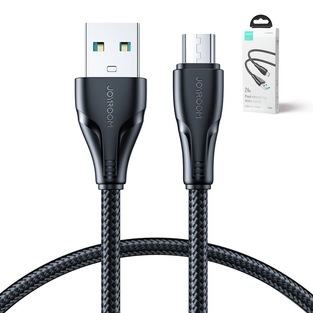 Kabelis prie Micro USB-A / Surpass / 1.2 m Joyroom S-UM018A11 (juodas)