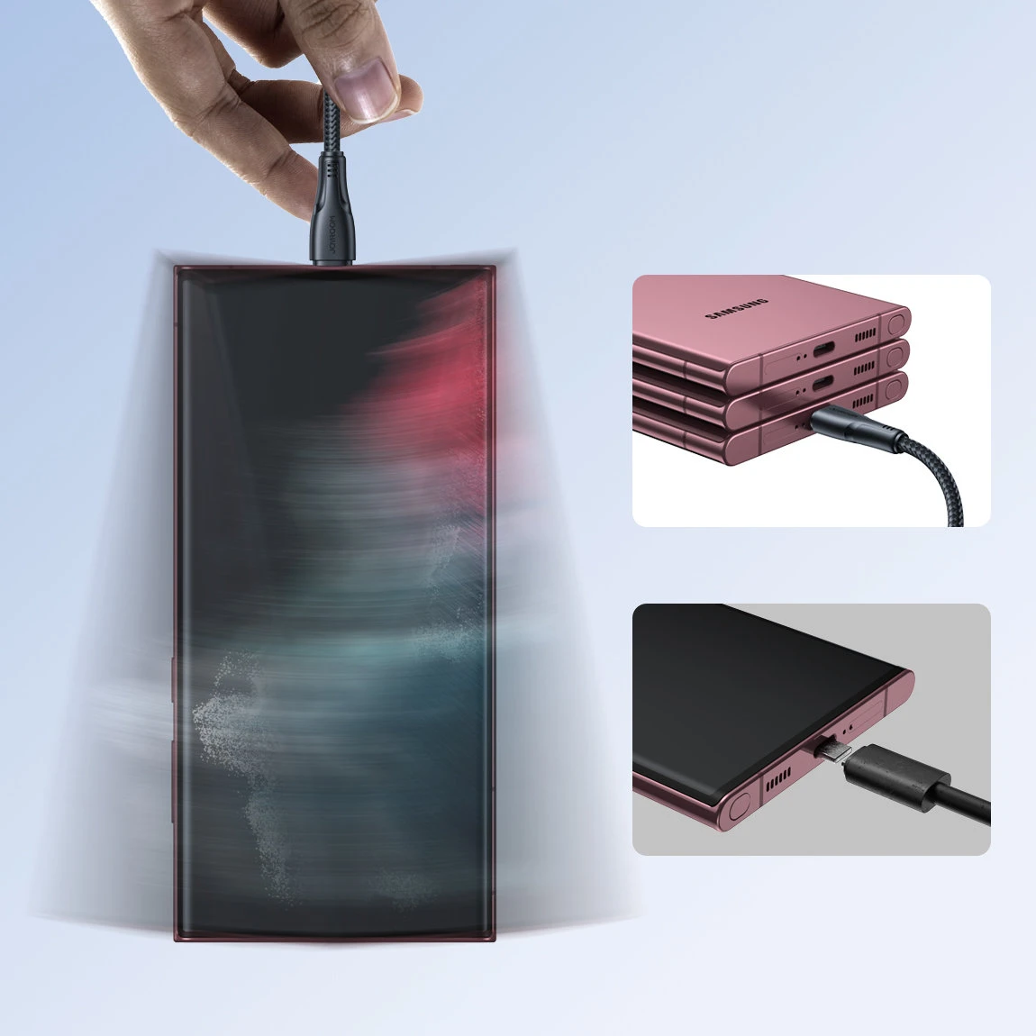 Kabelis prie Micro USB-A / Surpass / 1.2 m Joyroom S-UM018A11 (juodas)