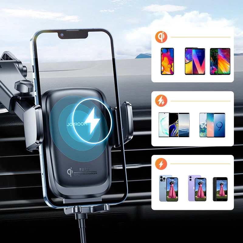 Automobilinis telefono laikiklis Joyroom JR-ZS240 15W MagSafe, tvirtinamas ant prietaisų skydelio