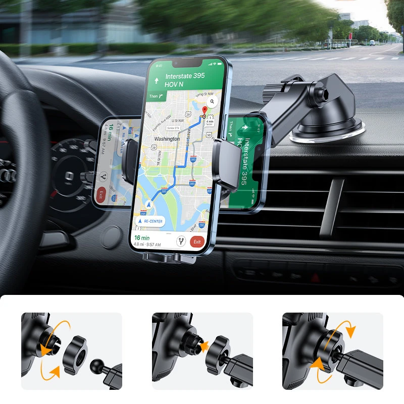 Automobilinis telefono laikiklis Joyroom JR-ZS240 15W MagSafe, tvirtinamas ant prietaisų skydelio
