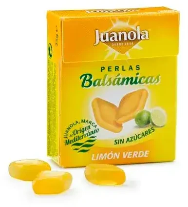 Juanola žalios citrinos pastilės 25g