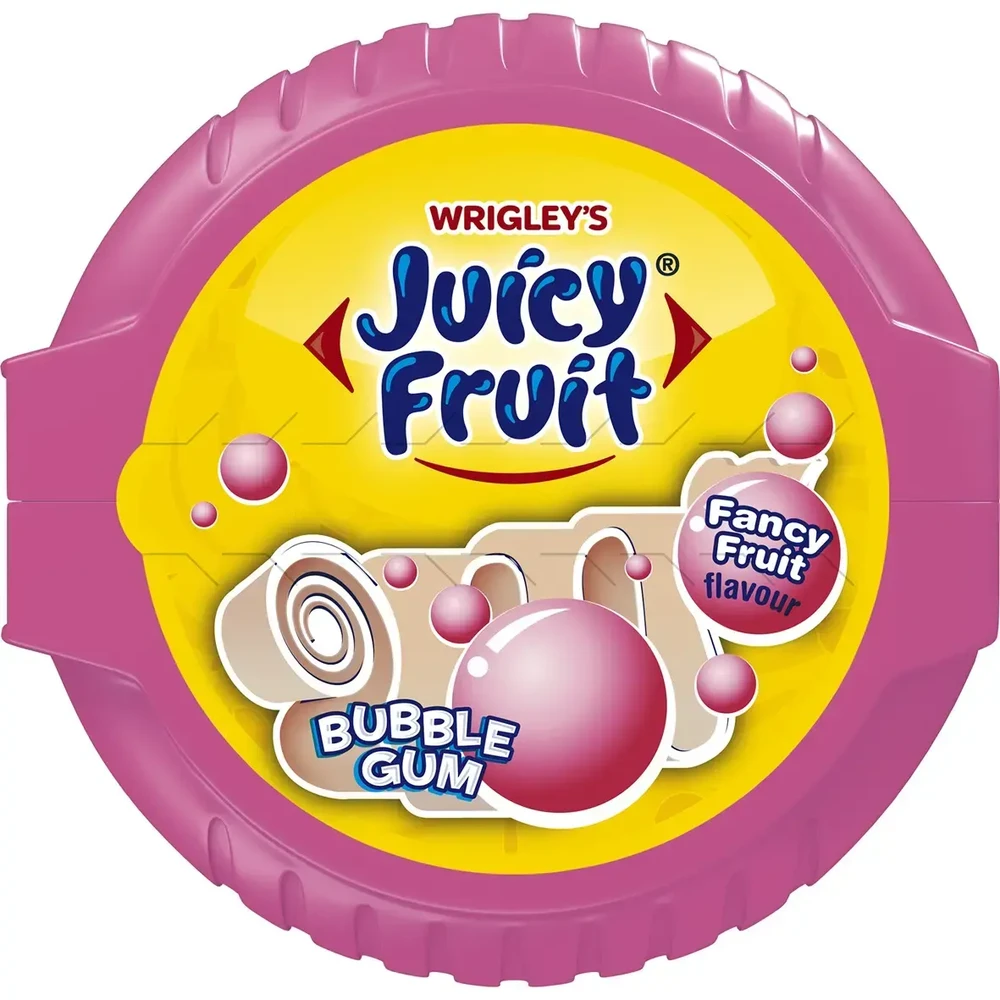 Kramtomos gumos juostelės JUICY FRUIT Fancy Fruit, 56g