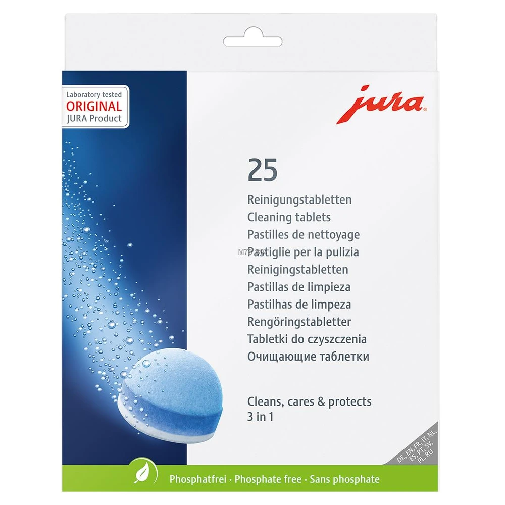 JURA 3 fazių valymo tabletės 25 vnt.