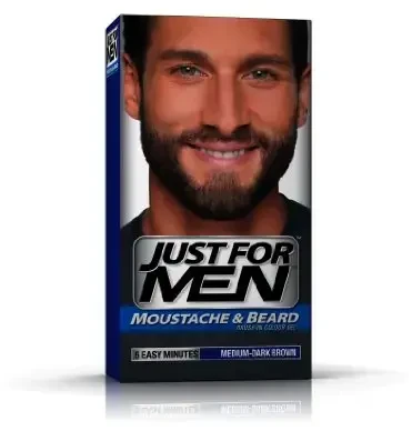 „Just For Men“ ūsų ir barzdos dažai M40, vidutinio tamsumo ruda spalva