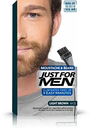 Just For Men Moustache & Beard Color M25 šviesiai rudas