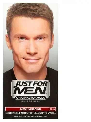 „Just For Men“ Šampūnas plaukų dažai H35 vidutinio rudumo, 66 ml