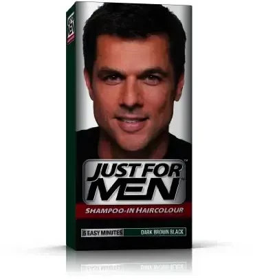 „Just For Men“ Šampūnas plaukų dažai H40 vidutinė tamsi ruda spalva, 66 ml