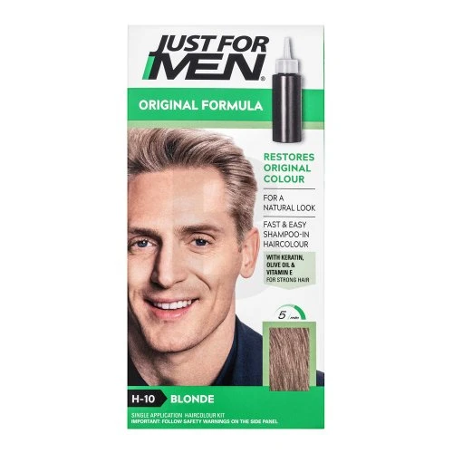 „Just For Men“ šampūnas plaukų dažams H10 smėlio blondinė, 66 ml