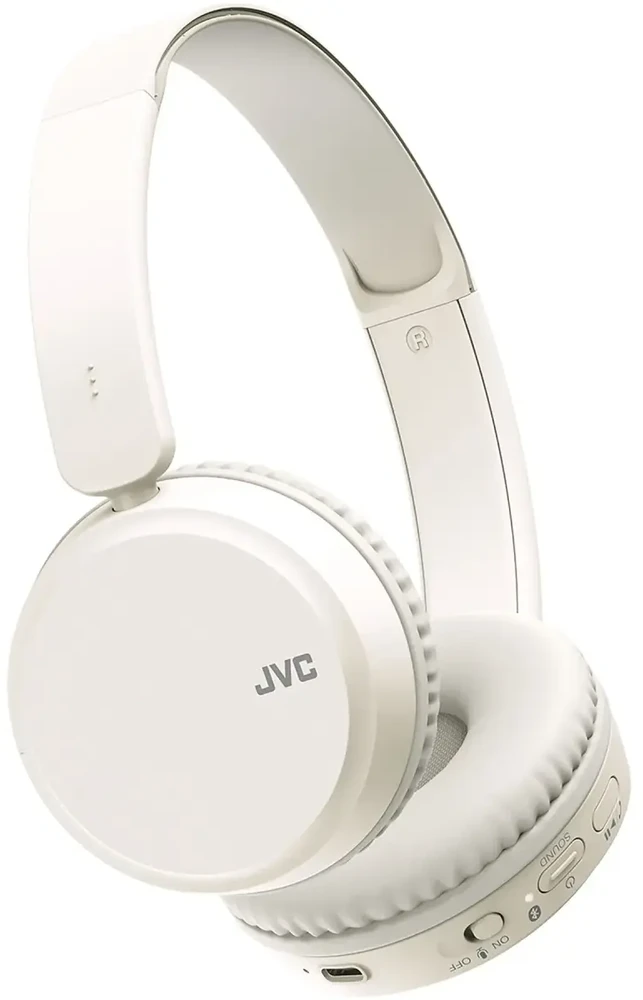 JVC, HA-S36W-WU, baltos sp. dinaminės ausinės, mikrofonas