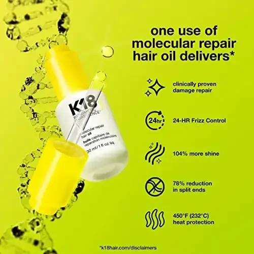 K18 Molecular Repair Hair Oil molekulinis regeneruojantis aliejus, 30 ml