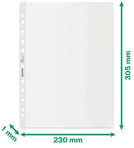 Leitz marškinėliai Re:cycle A4 100 mic. 25 vnt. (10K271X)