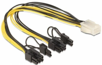 DELOCK Cable PCI Express 6pin > 2 x 8pin