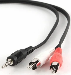 GEMBIRD CCA-458-5M Gembird garso kabelis JACK 3,5mm M / 2x RCA (CINCH) M 5M