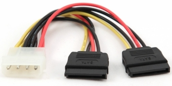 GEMBIRD CC-SATA-PSY Gembird 2 Serial ATA 15 cm maitinimo laidas