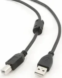 Gembird USB 2.0 A-kištuko B-kištuko 3 m (10 pėdų) kabelis su ferito šerdimi | Cablexpert