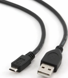 GEMBIRD CCP-MUSB2-AMBM-10 Gembird micro USB kabelis 2.0 AM-MBM5P juodas 3m