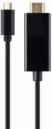 Kabelis Gembird USB Type-C Male - HDMI Male 4K@60Hz 2m Juodas