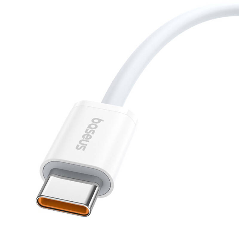 Greito įkrovimo laidas USB-C arba USB-C Baseus Superior 2 100W 2m (baltas)