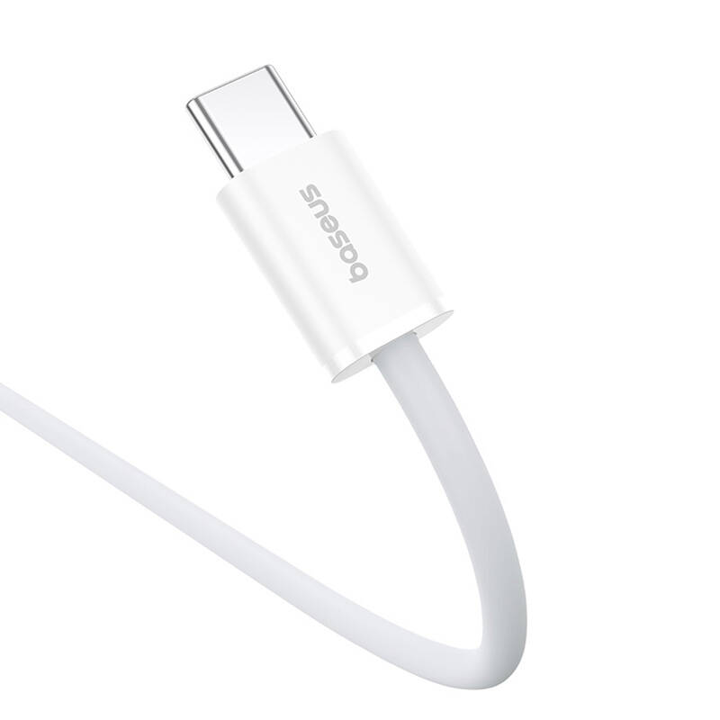Greito įkrovimo laidas USB-C arba USB-C Baseus Superior 2 100W 2m (baltas)