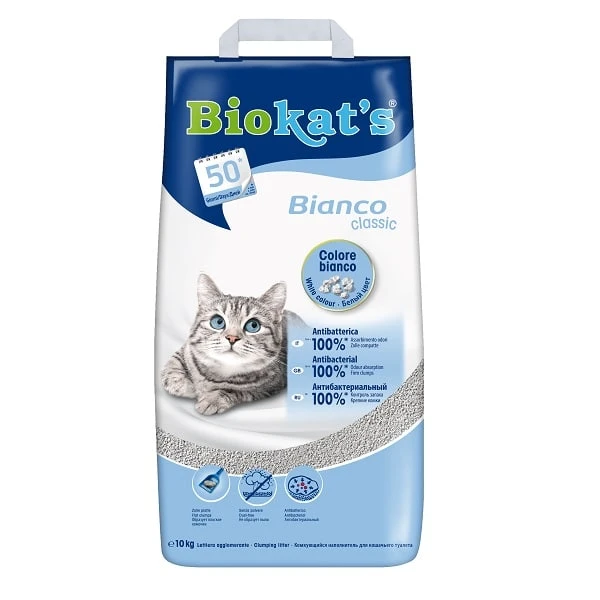 Biokat's Bianco Attracting sušokantis kraikas katėms 10kg