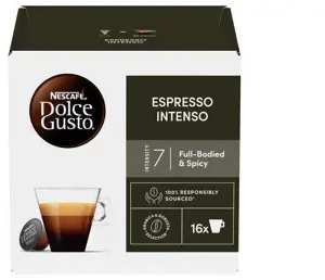 Nescafe Dolce Gusto Espresso Intenso Kava, 16 kapsulių dėžutėje