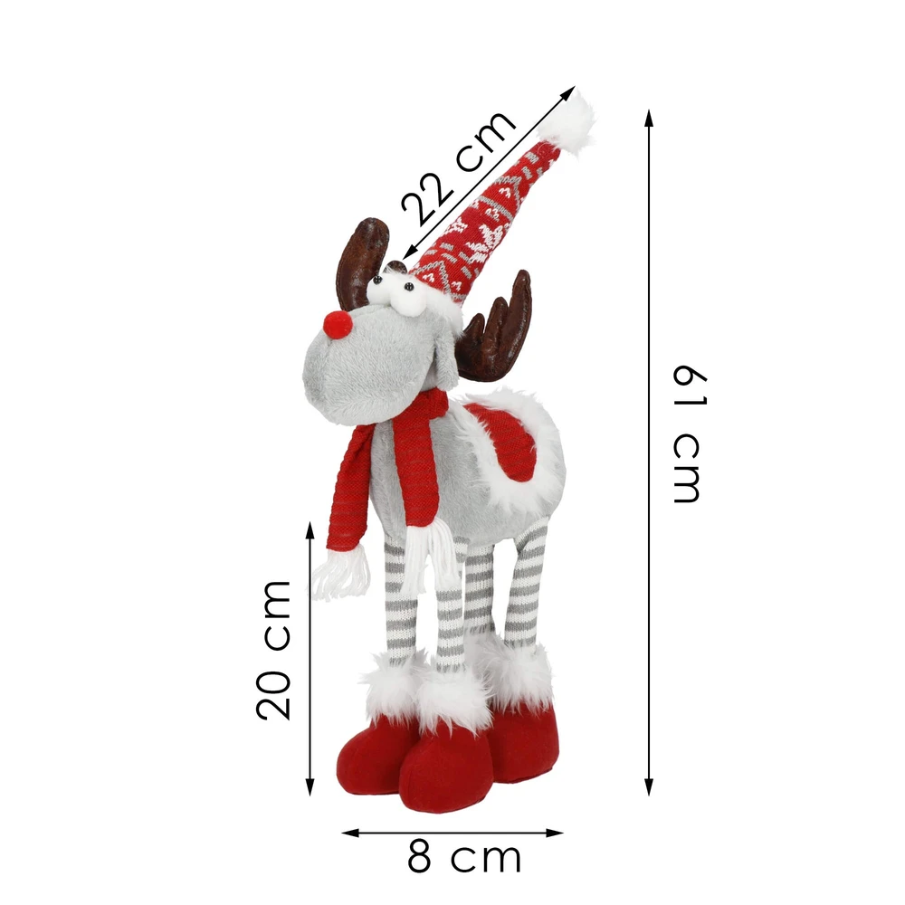 Kalėdinė puošmena elnias Springos 61 cm