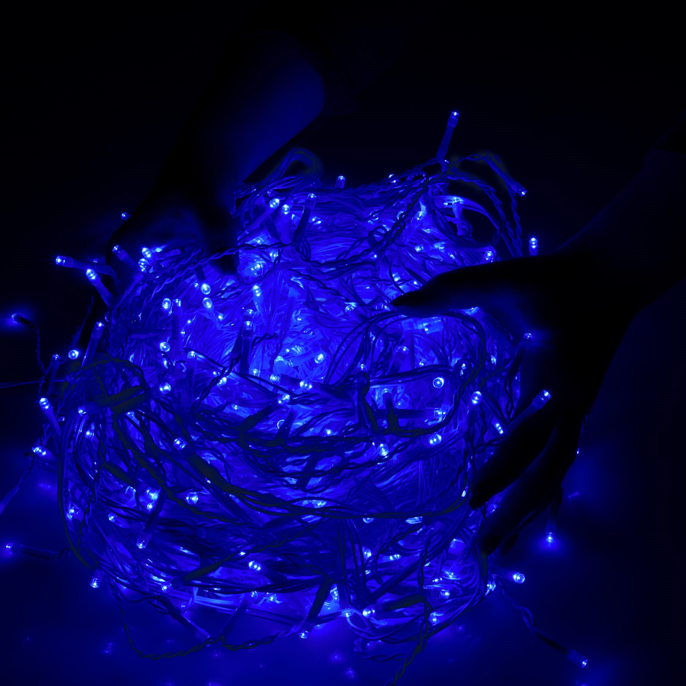 Šviesos užuolaida Springos CL0202, 200 LED, 8 m