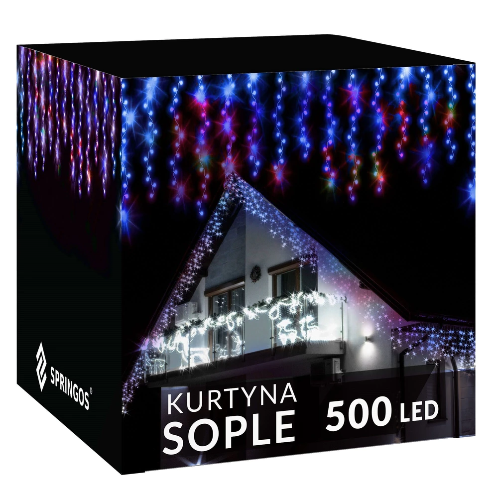 Kalėdinės lemputės Springos CL0503, 20 m, 500 LED
