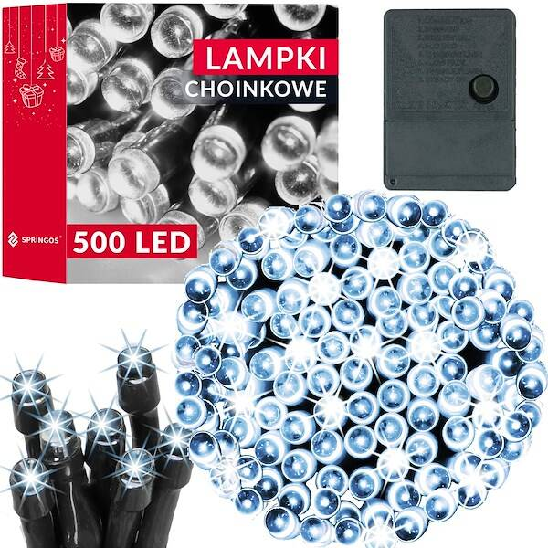 Springos LED šventinė girlianda 34,5 m 500 LED